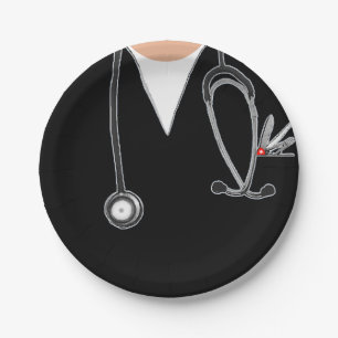 Medical School Graduation Paper Plate