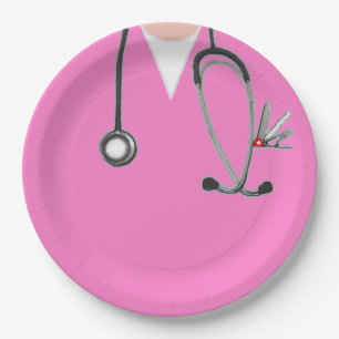 Medical School Graduation Paper Plate