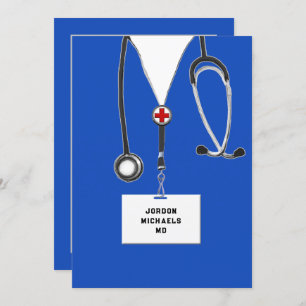 Medical School Graduation Party Invitation