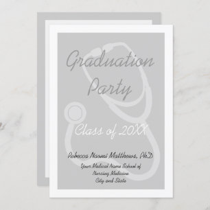 Medical School Graduation Party Invitation