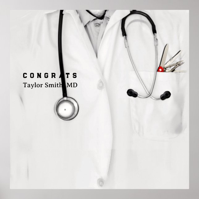 Medical School Graduation Poster (Front)