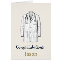 Medical School White Coat Ceremony Card
