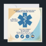 Medical Science Graduate Party Invitation Custom 2<br><div class="desc">A square graduation party invitation with the Asclepius symbol of medicine. (FP) The card is easy to customise with your wording, font, font colour and choice of six paper types. Not exactly what you're looking for? All our products can be custom designed to meet your needs at no extra charge....</div>