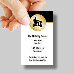 Medical Scooter Mobility Store Business Cards