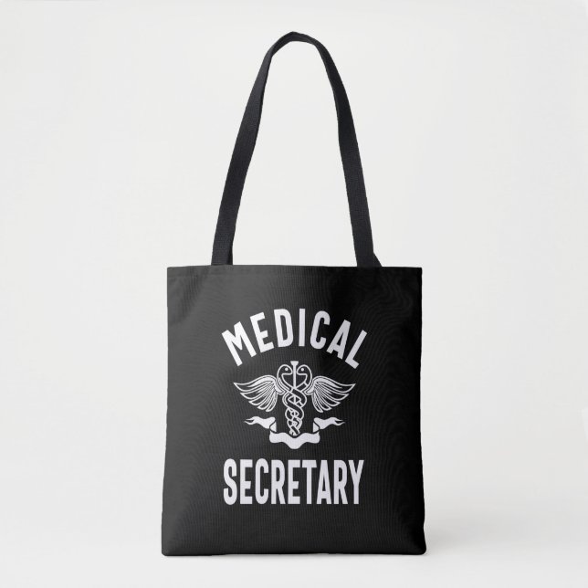 Medical Secretary Job Title Gift Tote Bag (Front)