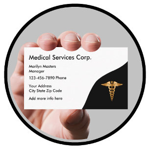 Medical Services Business Card