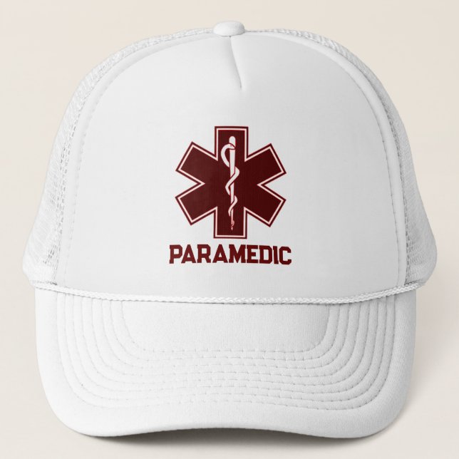Medical Services | Star Of Life | Personalised Hat (Front)
