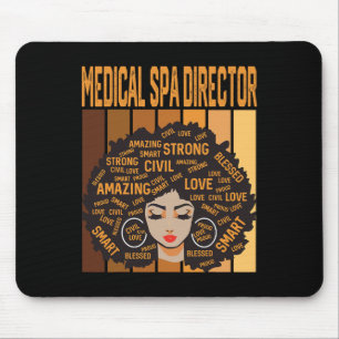 Medical Spa Director Powerful Black History Month  Mouse Pad