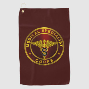 Medical Specialist Corps Golf Towel