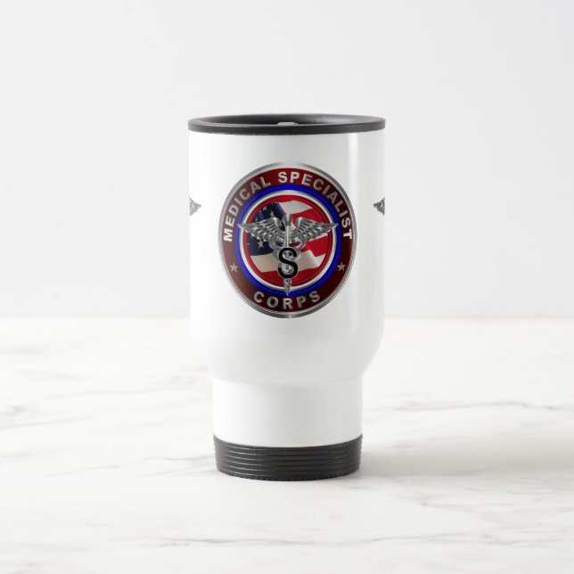 Medical Specialist Corps  Travel Mug (Center)