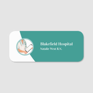 Medical Staff Nurse Theme Name Tags