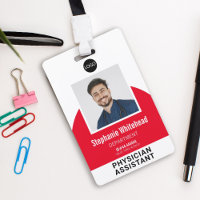 Medical Staff Photo Logo Red