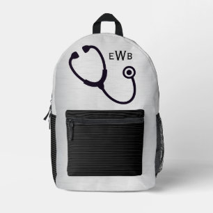 Medical Stethescope Printed Backpack