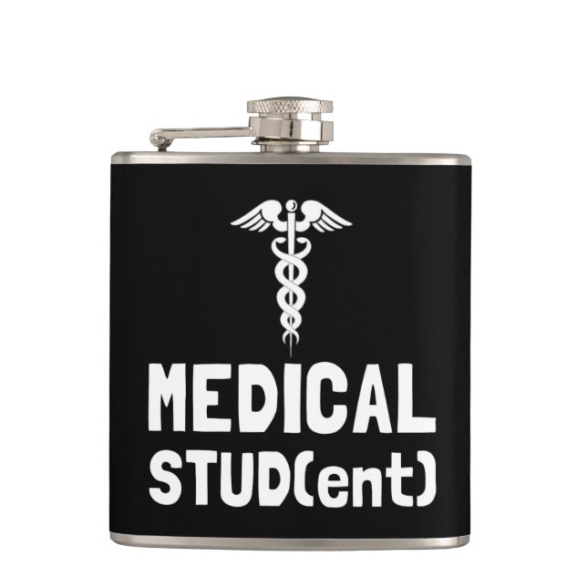 Medical Student Hip Flask (Front)