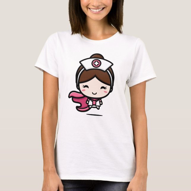 Medical Superhero Female T-Shirt (Front)