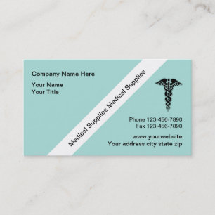 Medical Supplies Business Card