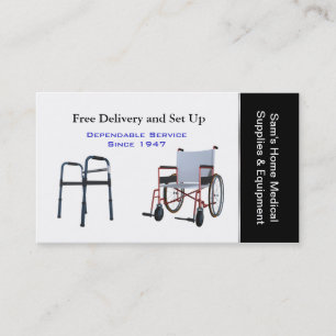 Medical Supplies & Equipment Business Card