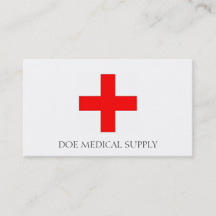 Medical Supply W/W Business Card