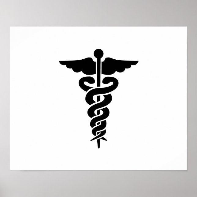 Medical Symbol Caduceus Poster (Front)
