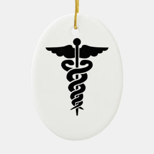 Medical Symbol Ceramic Tree Decoration