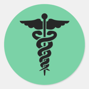Medical Symbol Classic Round Sticker