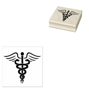 Medical Symbol Doctor Nurse Rubber Stamp