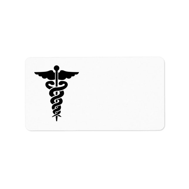 Medical Symbol Label (Front)
