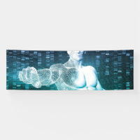 Medical Technology with Scientist Engineer on DNA