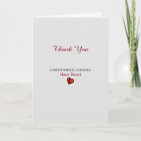 Medical Thank You Cardiothoracic Surgeon