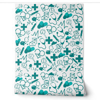 Medical Theme Peel and Stick Healthcare Decor