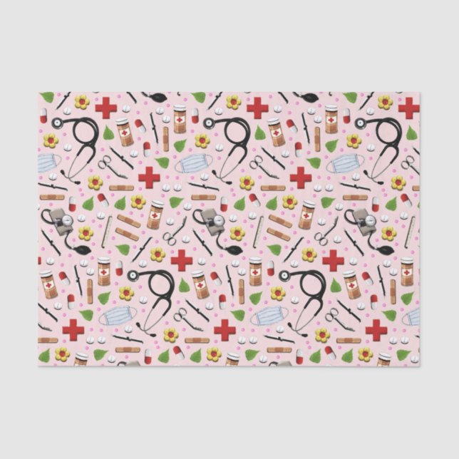 Medical Themed Gift Tissue Paper (Front)