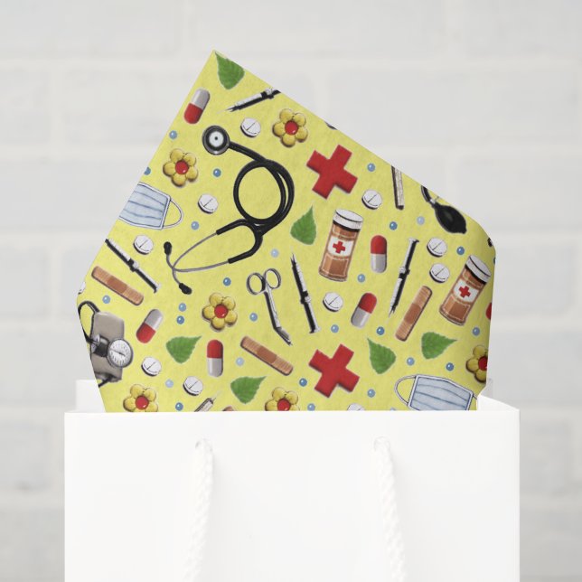 Medical Themed Gift Tissue Paper (Gift Bag)
