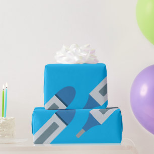 Medical Thermometer Wrapping Paper