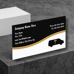 Medical Transport Business Cards