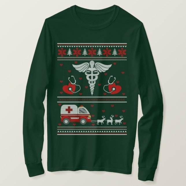 Medical Ugly Holiday Sweater (Design Front)