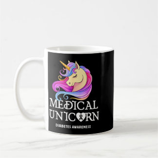 Medical Unicorn Diabetes Awareness Coffee Mug