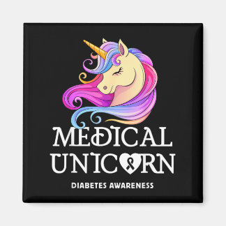 Medical Unicorn Diabetes Awareness Magnet