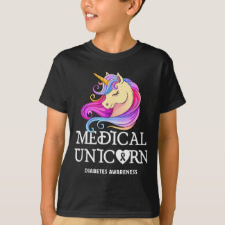 Medical Unicorn Diabetes Awareness T-Shirt