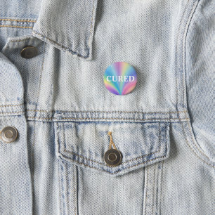 MEDICALLY CURED 3 CM ROUND BADGE