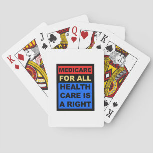 Medicare for All - Healthcare is a Right Playing Cards