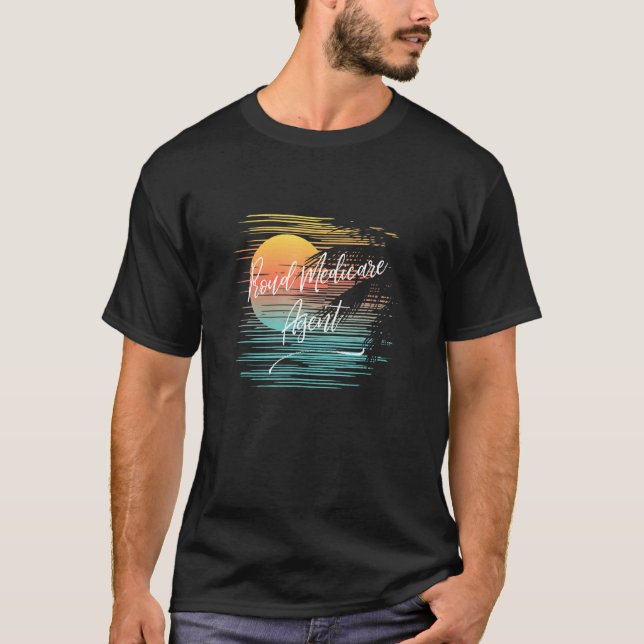 Medicare Insurance Agent Aep Idea Tropical Cruise  T-Shirt (Front)