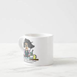 Medication Side Effect Dark Hair Espresso Cup
