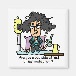 Medication Side Effect Dark Hair Magnet