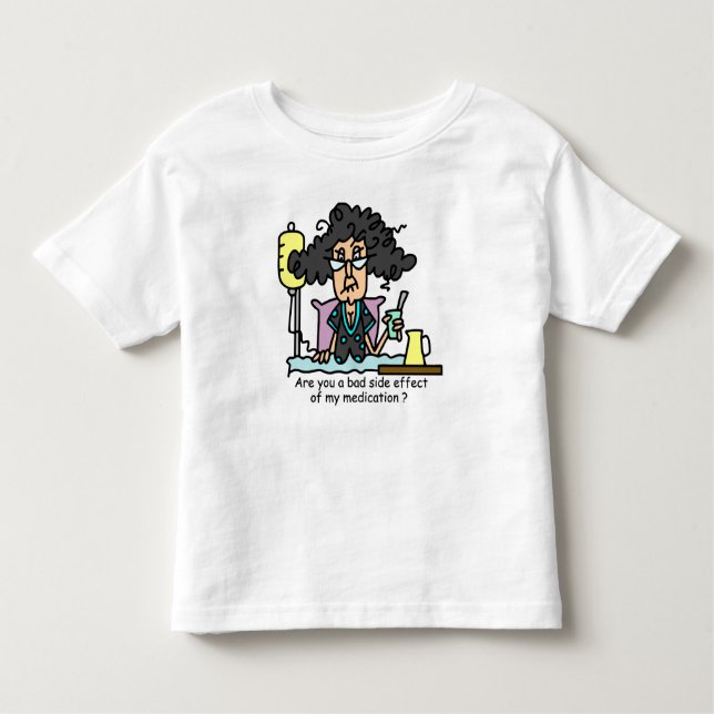 Medication Side Effect Dark Hair Toddler T-Shirt (Front)