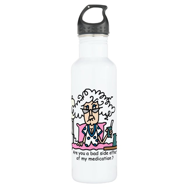 Medication Side Effect Humour 710 Ml Water Bottle (Front)