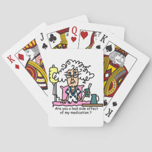 Medication Side Effect Humour Playing Cards