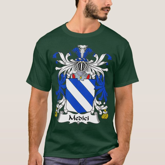 Medici Coat of Arms  Family Crest T-Shirt (Front)