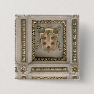 Medici coat of arms, from the soffit of the church 15 cm square badge