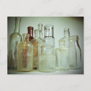 Medicine Bottle Display Postcard