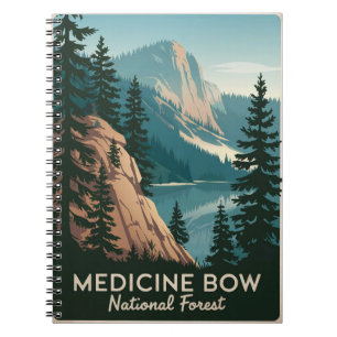 Medicine Bow National Forest Vintage Notebook